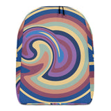 Rainbow Swirl Minimalist Backpack - aaron_hochman_